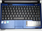 Tipik netbook boyutlarında sağlam klavye