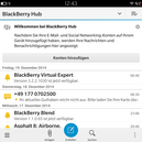 Tüm bildirimler BlackBerry Hub da toplanıyor