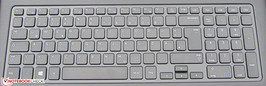Samsung chiclet klavye kullanıyor
