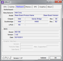 CPU-Z anakart sistem bilgisi