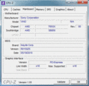 CPUZ anakart sistem bilgisi