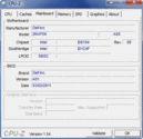 CPUZ anakart sistem bilgisi