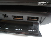 sağ taraftaki 2x USB 2.0 (4x USB 2.0 toplamda)