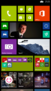 Lumia 1520'nin ana ekranında oldukça yer var