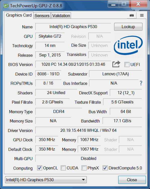 Intel graphics 520 драйвер