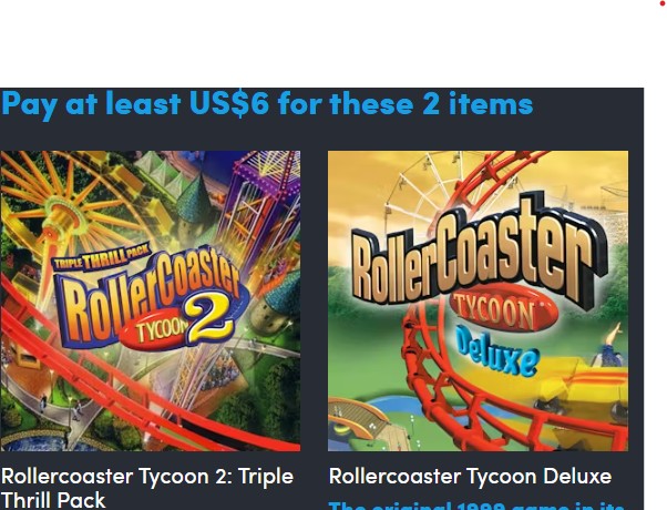 Dekoratif görüntü. İlk katman toplam 2 öğe içerir (Görsel kaynağı: Humble Bundle)