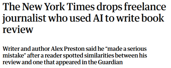 The Guardian'dan bir haber kupürünün ekran görüntüsü.