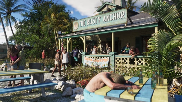 GTA 6'daki The Rusty Anchor barının ekran görüntüsü.
