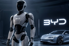 Resmi: BYD Xiao Di AI robotu, Tesla Optimus, Xpeng Iron ve Chery Aimoga gibi AI robotlarıyla rekabet ediyor (stok görsel).