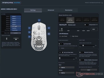 Dişli yönetimi için SteelSeries GG yazılımı içindeki SteelSeries Engine.