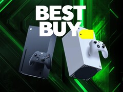 Xbox konsollarının gösterildiği Best Buy banner'ı