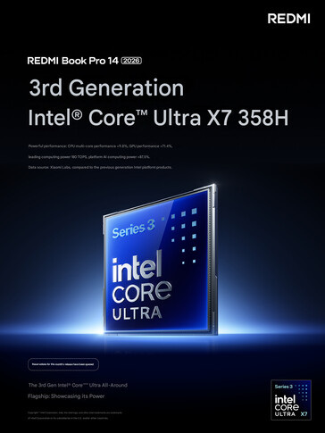 Intel Core Ultra X7 358H yapılandırması her iki dizüstü bilgisayar için de onaylandı (makine çevirisi)