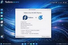 Fedora 44 beta, tüm sürümlerde birleşik bir KDE Plasma deneyimi sunuyor