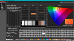 Kalibrasyondan sonra ColorChecker