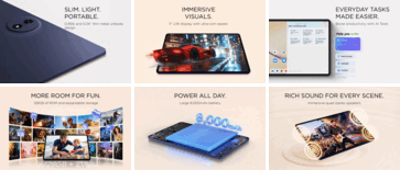 TCL Tab A1'in öne çıkan özellikleri