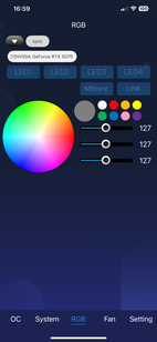RGB ayarları