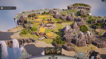 TerraScape'te oynanışı gösteren bir görüntü.