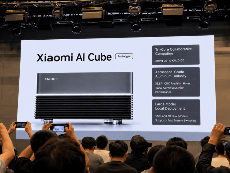 Xring O3, O100 ve D100 yongalarına sahip Xiaomi AI Cube prototipi (makine çevirisi)