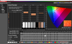 ColorChecker before calibration