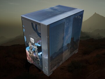 Maingear Crimson Desert Limited Edition PC'nin ön yüzü açılı olarak gösterildi