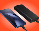 Xiaomi'nin yeni taşınabilir şarj cihazı, "kıvılcım dokulu" bir yüzeye sahip plastik bir gövdeye sahiptir.