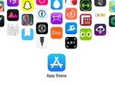 Popüler uygulamaların simgelerinin bulunduğu App Store logosu. Apple artık mağaza dışında yapılan ödemeler için uyguladığı ücretleri savunmak zorunda.