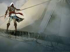 Assassin's Creed Black Flag Resynced için resmi sanat çalışması.