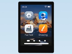 Kompakt Waveshare geliştirme kartı, entegre bir dokunmatik ekrana sahiptir