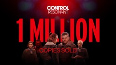 Control Resonant'ın 1 milyon kopya sattığını duyuran bir afiş