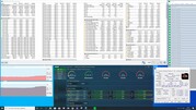 System information during a Prime95 stress test