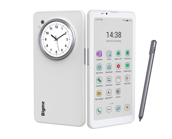 Bigme HiBreak dual iki ekrana ve kalem desteğine sahiptir.