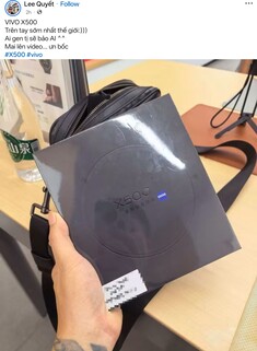 Yakında piyasaya çıkacak Vivo X500 kutusunu gösteren Facebook paylaşımı