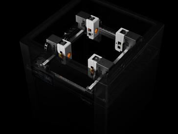 LightMake L4'te dört takım kafası kurulumu.