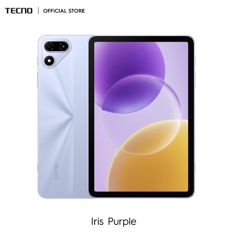 Iris Purple rengindeki Tecno Megapad SE 2.