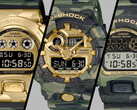 Casio: Haziran ayında piyasaya çıkacağı bildirilen dört yeni G-Shock "Camo and Gold" saate ilk bakış