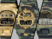 Casio: Haziran ayında piyasaya çıkacağı bildirilen dört yeni G-Shock "Camo and Gold" saate ilk bakış