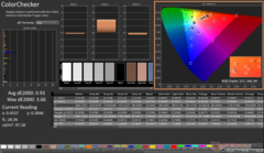 Kalibrasyondan sonra ColorChecker