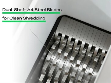 Shredder R1'in parçalama bıçakları.