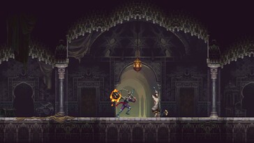 Blasphemous 2'de bir düşmanı gösteren bir görsel.