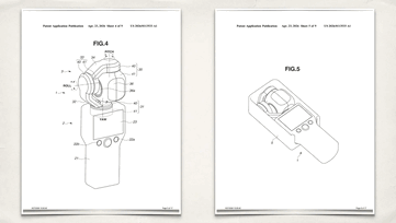 Patent rakamları, 3 eksenli stabilizasyon hareketini ve yeni koruyucu otomatik katlanır depolama dizisini detaylandırıyor.