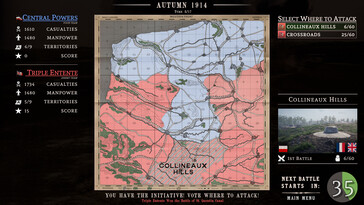 Resim: Over The Top: WWI oyunundan bir ekran görüntüsü.