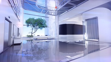 Görselde: Mirror's Edge Catalyst oyunundan bir oynanış ekran görüntüsü.