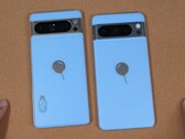 Kuzey Kore'nin "Pixel 8 Pro" modeli ile orijinal modelin yan yana karşılaştırması