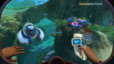 Resimde görülüyor: Subnautica'dan bir oynanış ekran görüntüsü.