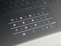 ClickPad bir sayı tuş takımı olarak kullanılabilir.