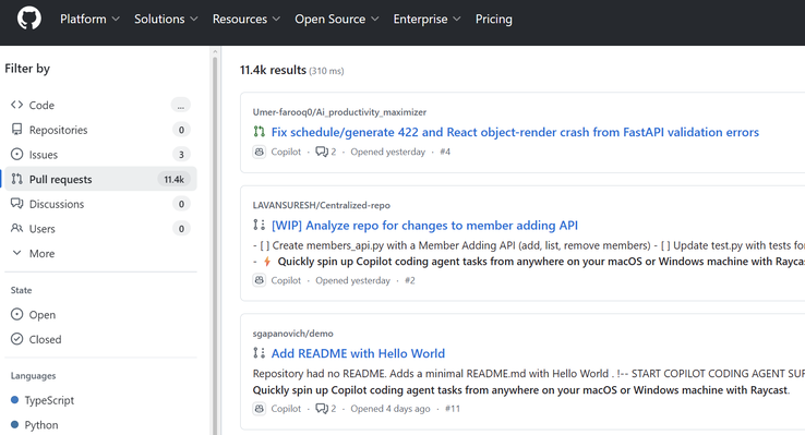 11.000'den fazla çekme isteği, istenmeyen 