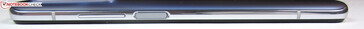 Right: Volume rocker, power button