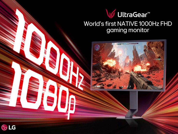 LG UltraGear 25G590B 1080p'de 1000Hz'i destekler.