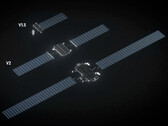 SpaceX 3. Nesil ve 2. Nesil uyduların boyut karşılaştırması