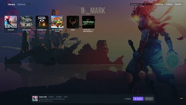 B MARK PlayStation 5 emülatörü oyun kütüphanesi arayüzü
